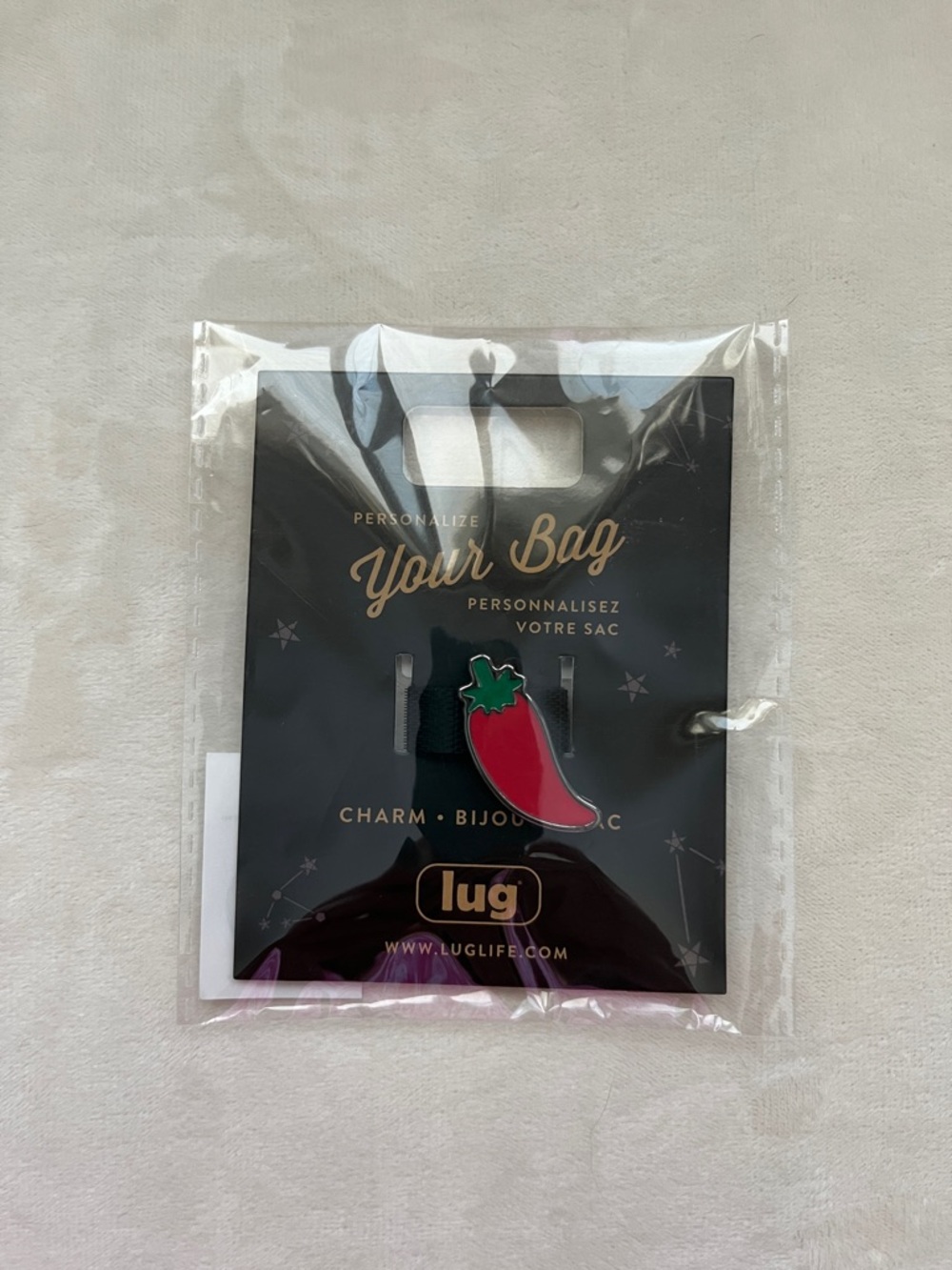 LUG - Chili Pepper Charm in Red